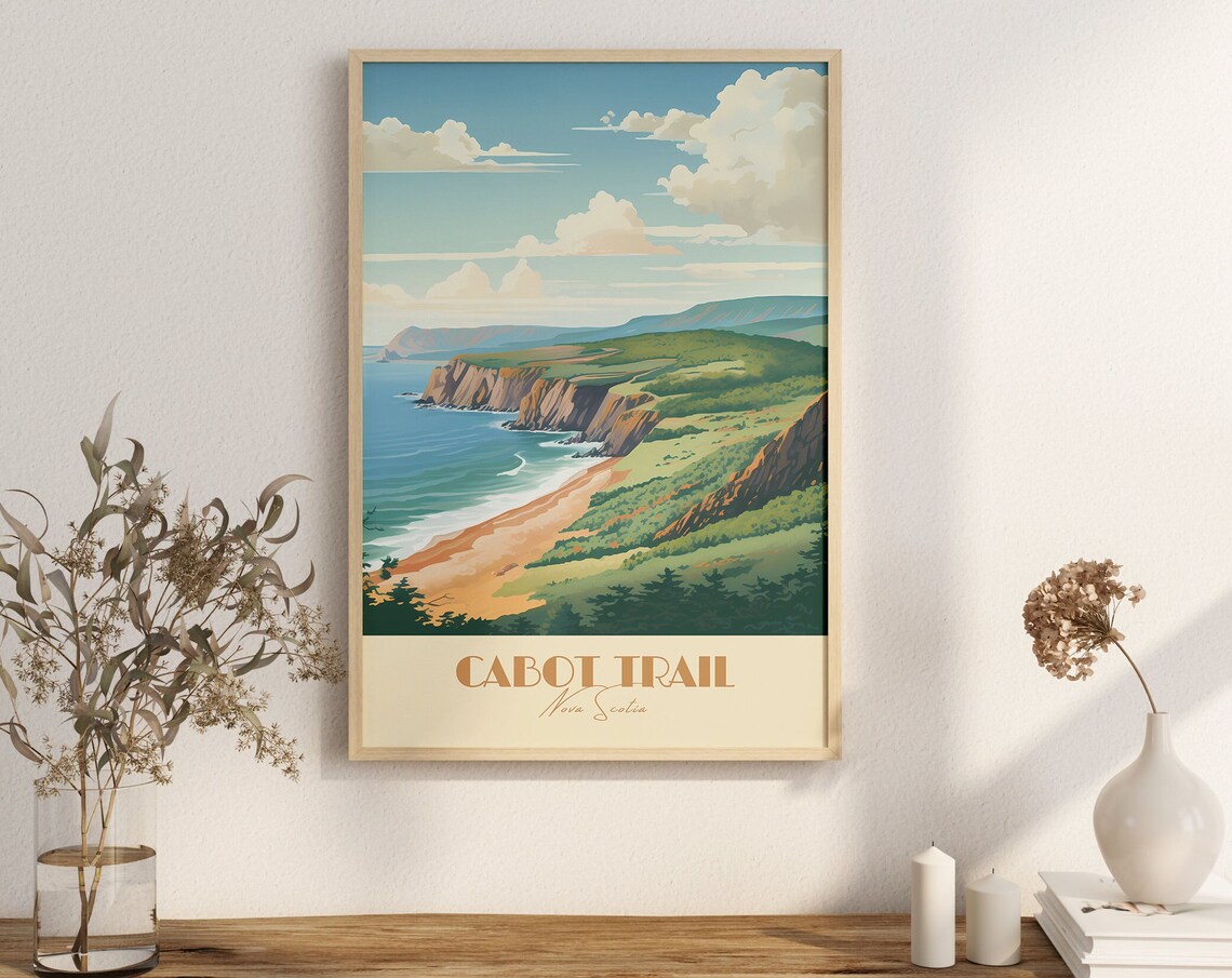 Cabot Trail Nova Scotia Scenic Route of Canada Poster