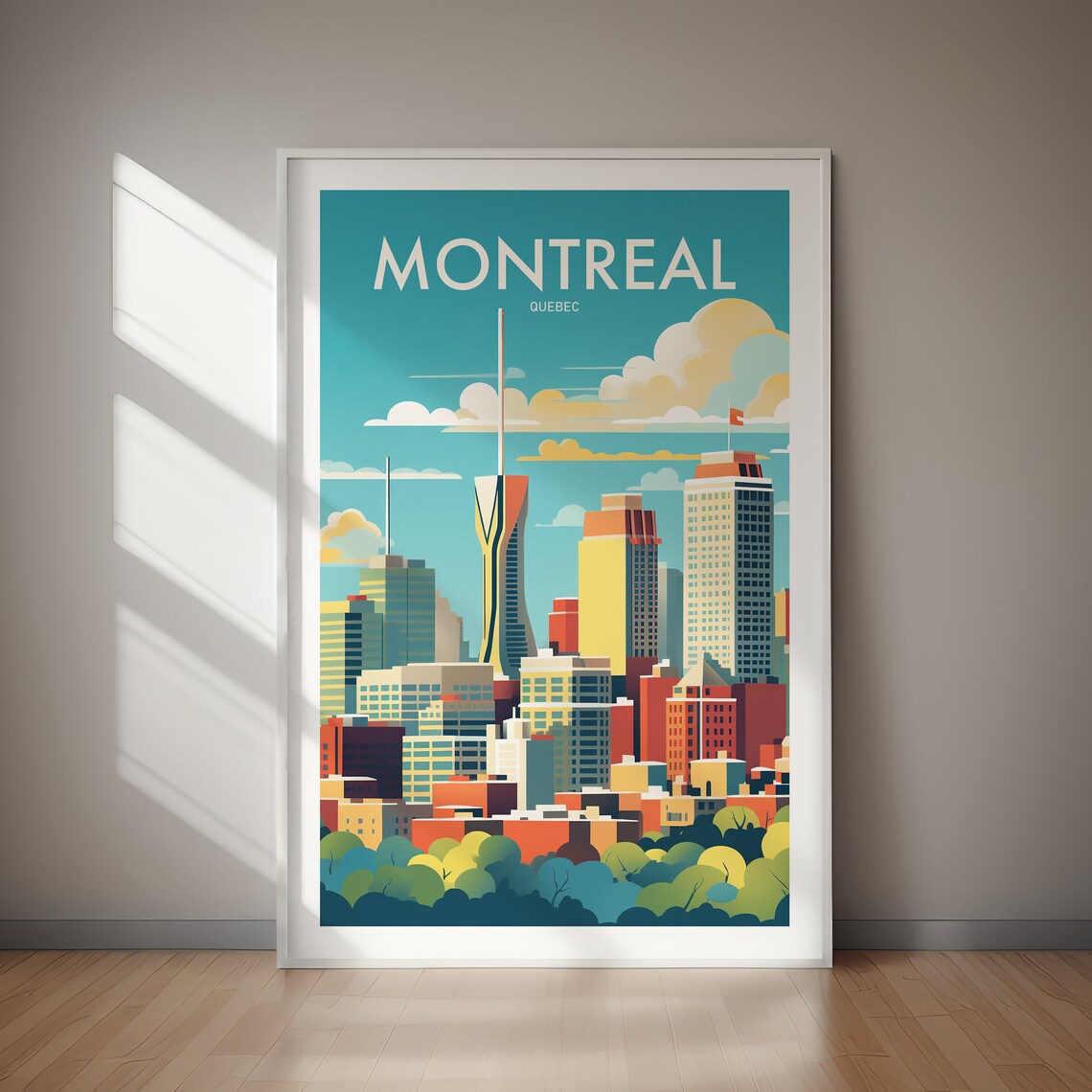 Montreal Canada Travel Poster, Place-Inspired Wall Art - Image 2