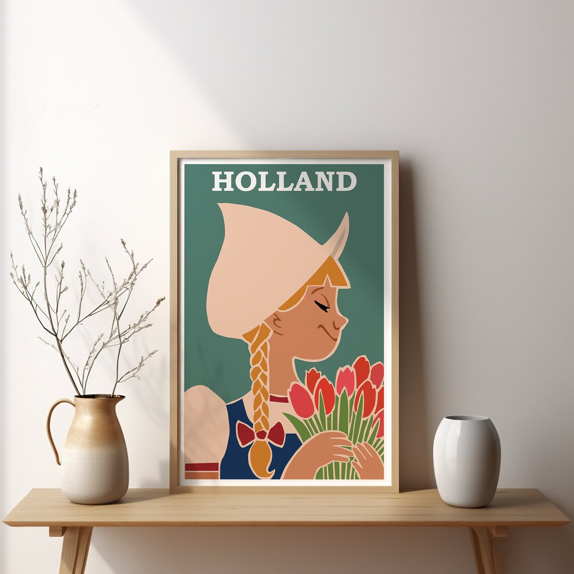 Holland Travel Poster, Instant Home Decor Art Print - Image 2