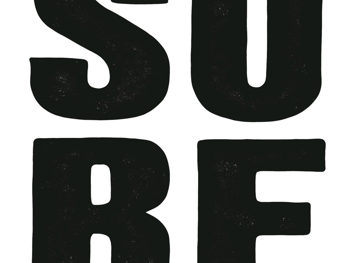Minimalist Surf Poster, Beach House Decor - Image 2
