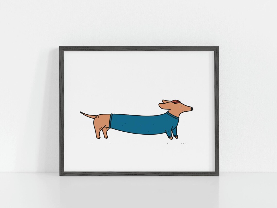 Kids Room Dinosaur, Sloth, Unicorn & Dog Art Set - Image 4