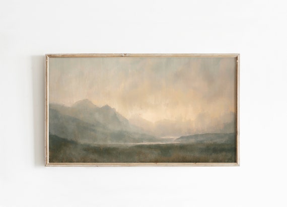 Autumn Frame Tv Art Fall Landscape December Frame Tv Art Moody Vintage