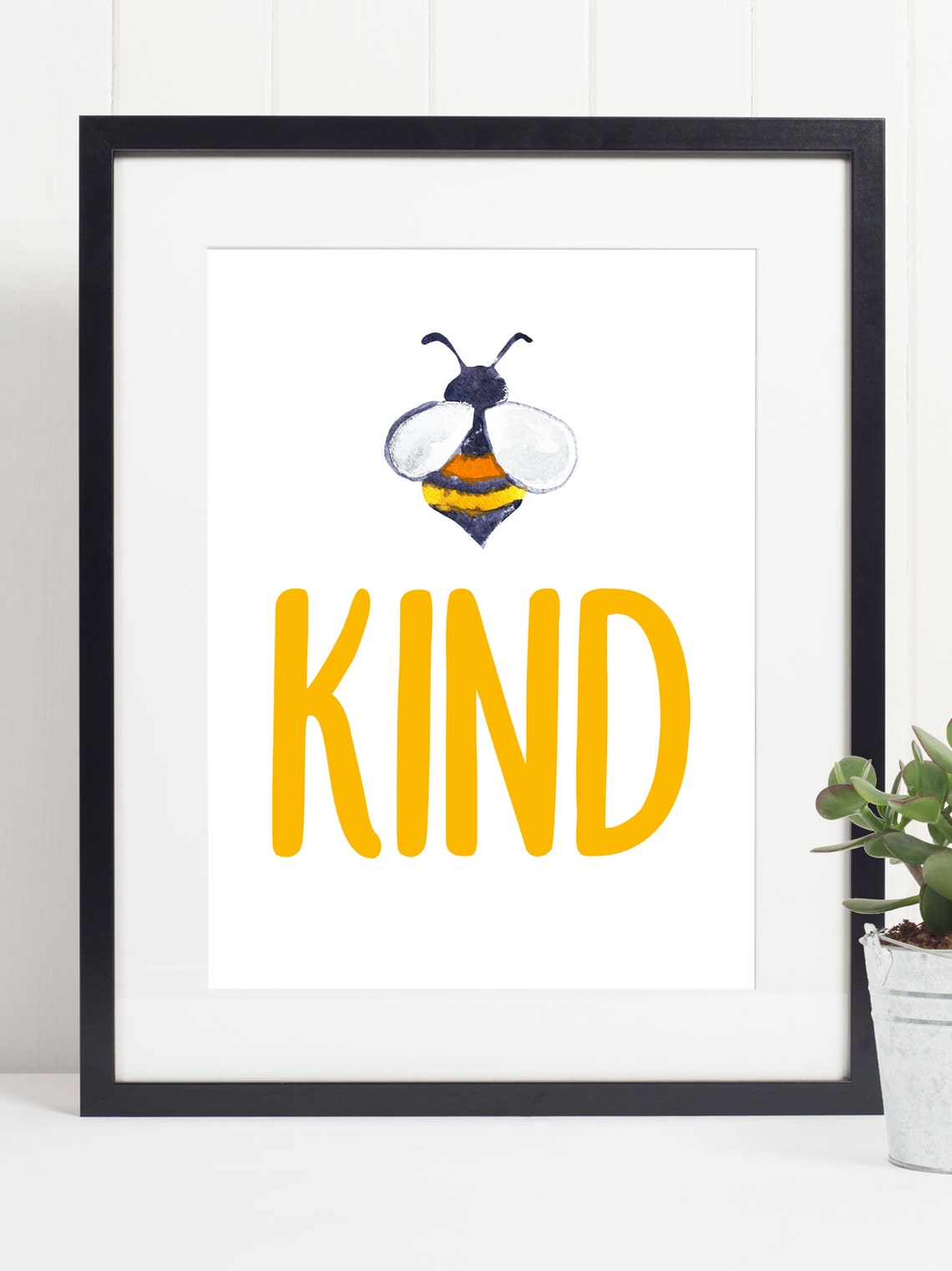 Be Kind Quote Typography Poster Print