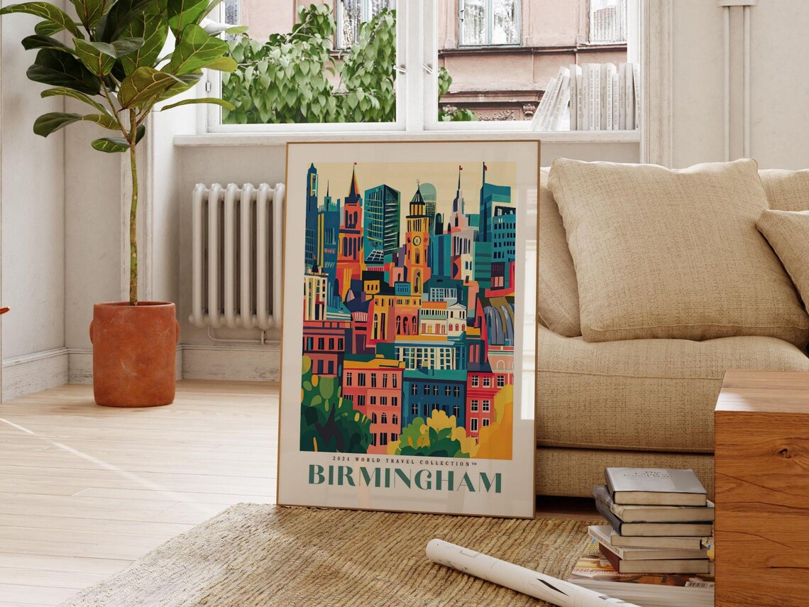 Travel Art Retro Poster, Vintage Landscape - Image 2