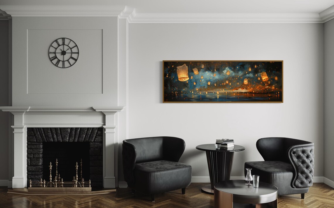 Van Gogh-Inspired Starry Night Lantern Art Print - Image 3