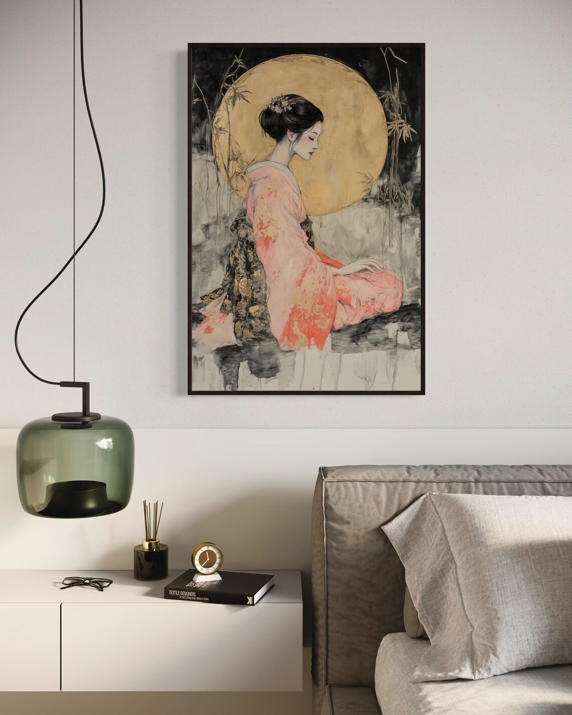 Geisha Wall Art, Classic Japanese Asian Art Print - Image 3