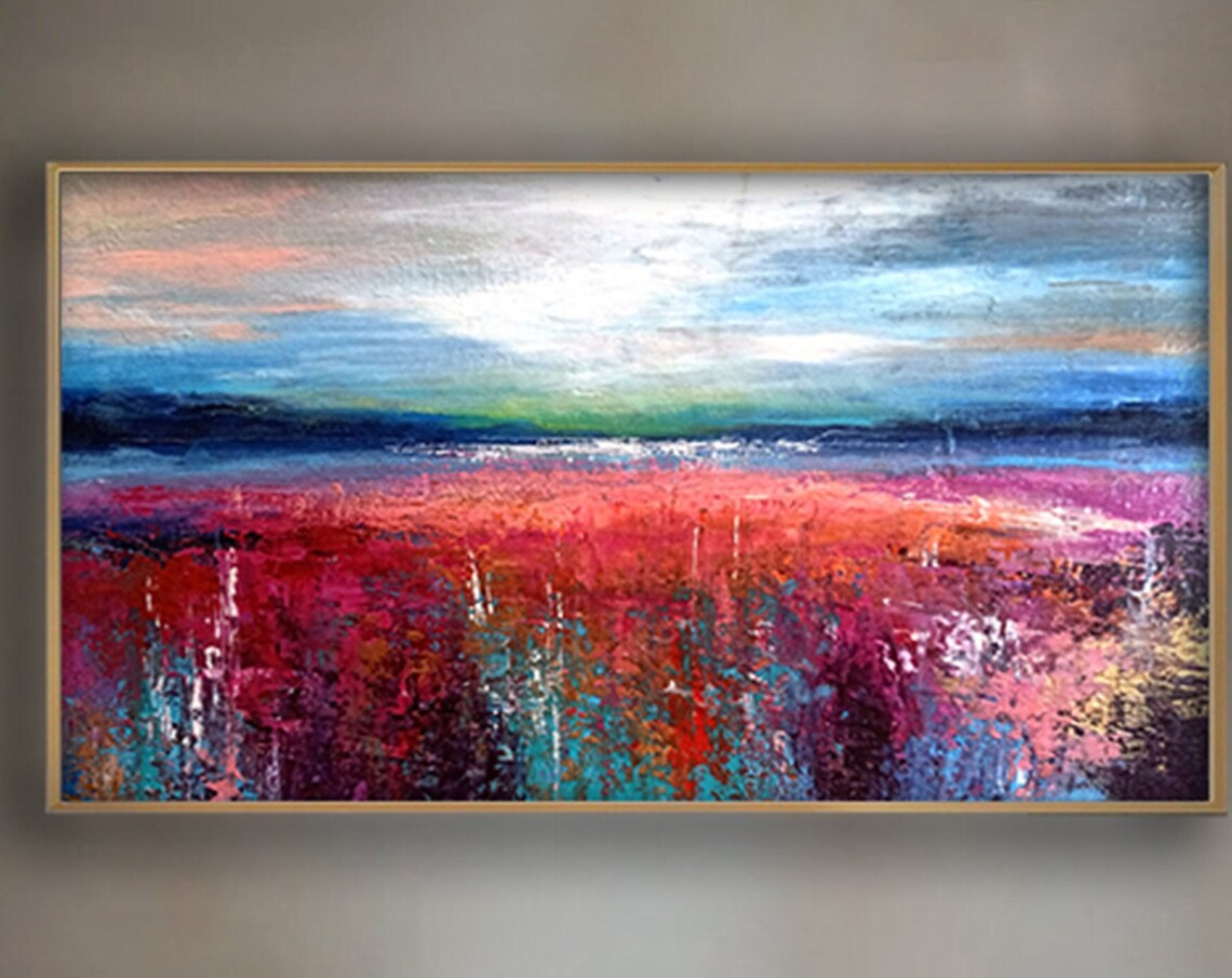 Oversize Abstract Painting, Contemporary Art Print - Image 4