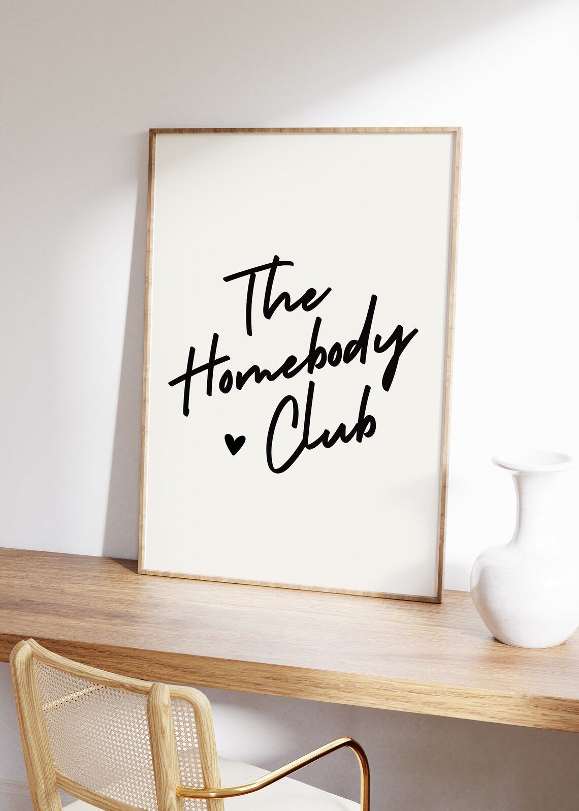 The Homebody Club Art Print, Neutral Wall Decor - Image 3