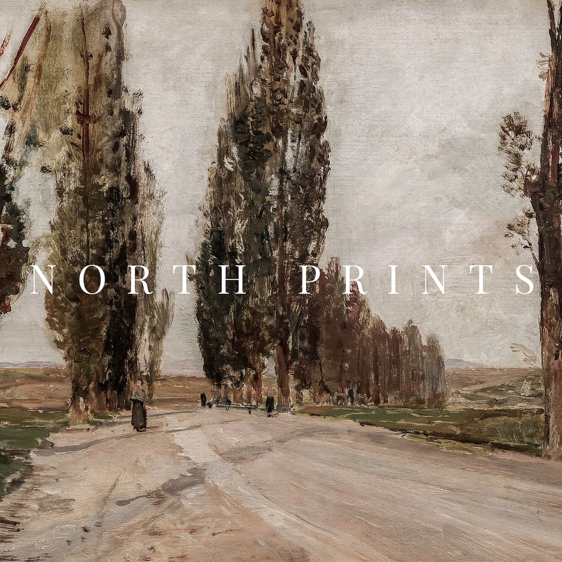 Vintage European Landscape Art Print, Living Room Decor - Image 3