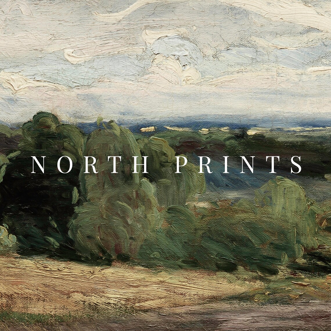 Vintage Country Scenery Landscape Art Print - Image 4