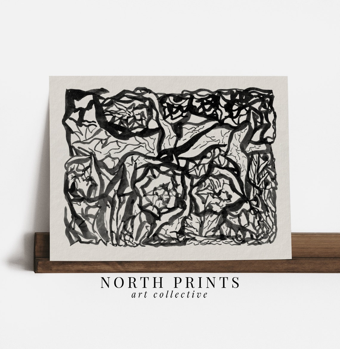 Modern Abstract Art Neutral Contemporary Wall Art Art North Prints 7 172