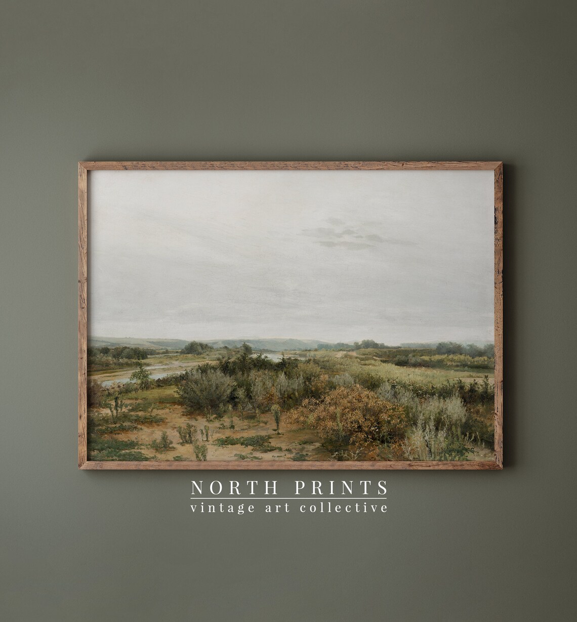 Southwestern Desert Landscape, Boho Vintage Art Print - Image 4