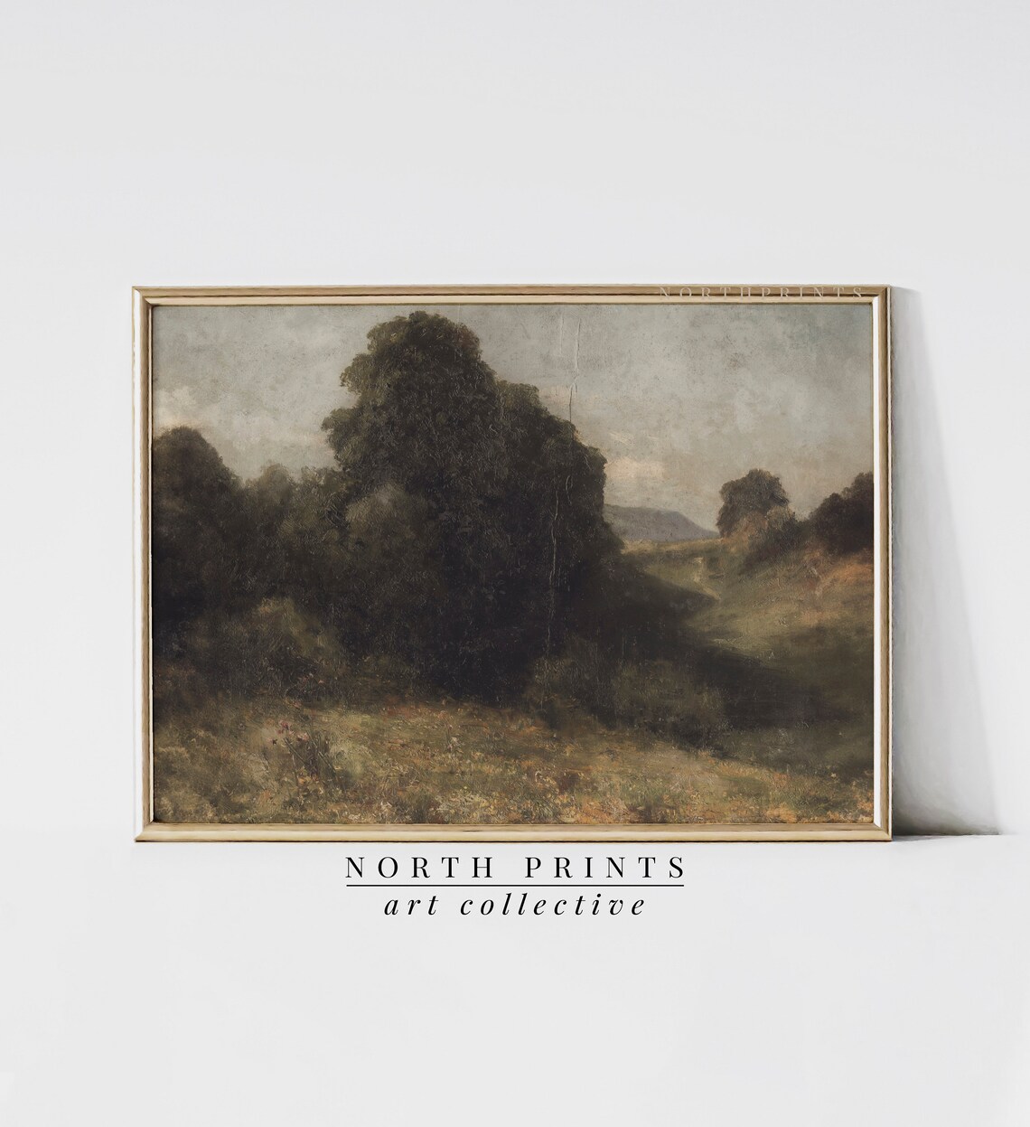 Vintage Summer Landscape Art Print, Rustic Wall Art - Image 3