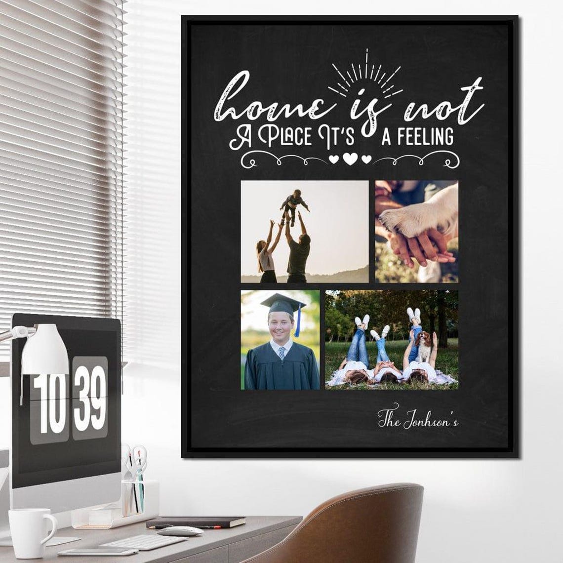 Home Is Not A Place Quote Print