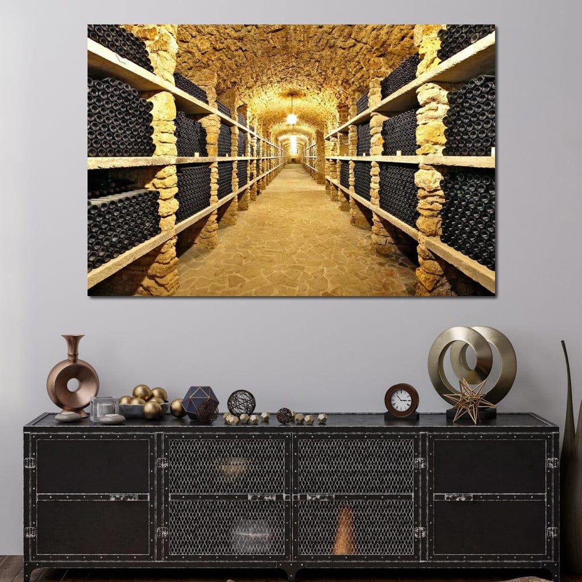Wall Of Wine Bottles, Wine Art Print - Image 4