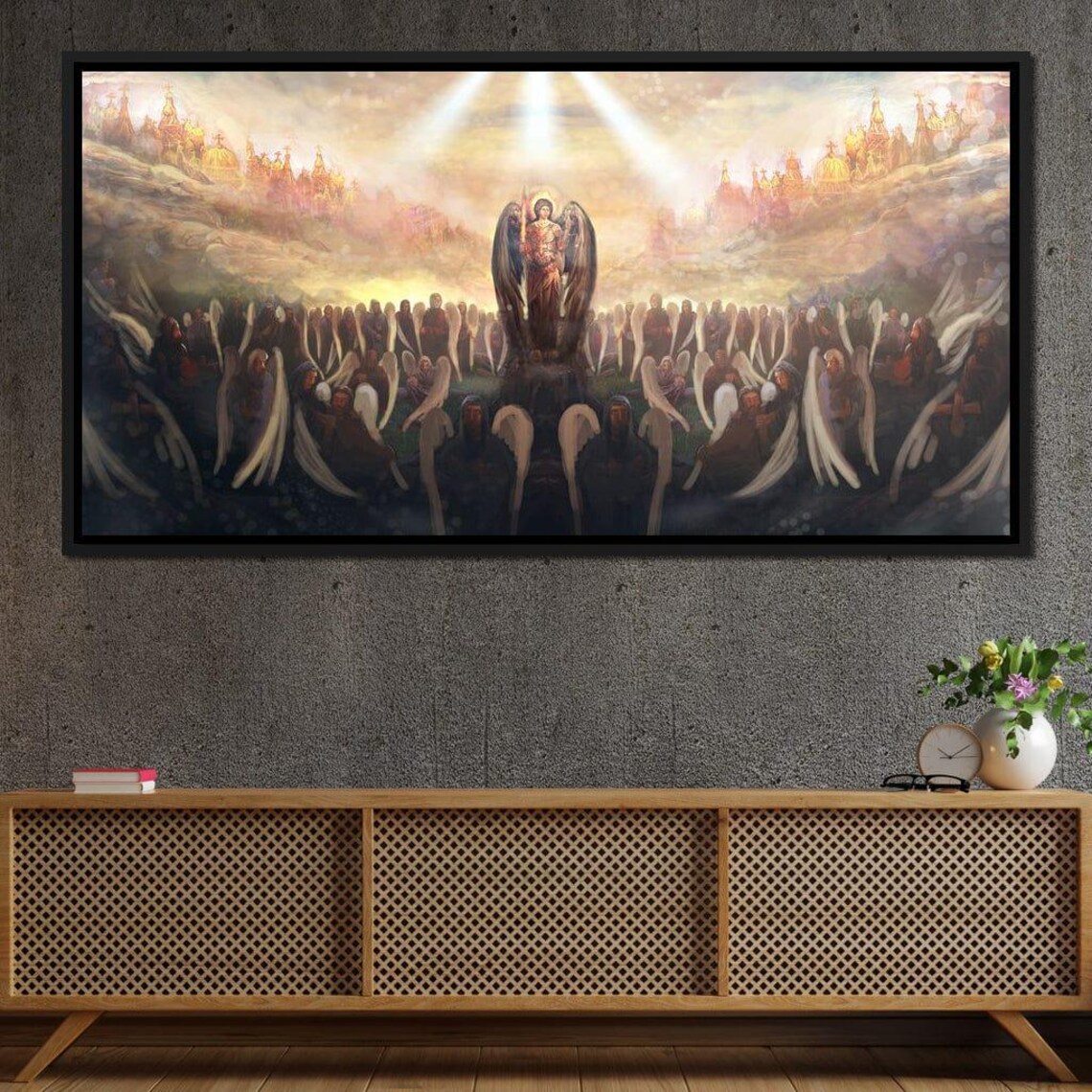 Archangel Michael Heavenly Angels Spiritual Christian Art Poster - Image 4