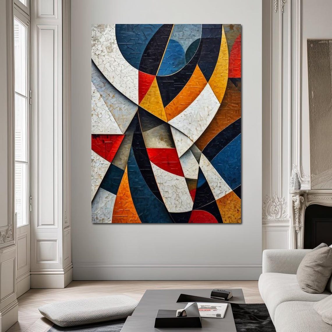 Colorful Modern Abstract Art Print - Image 2