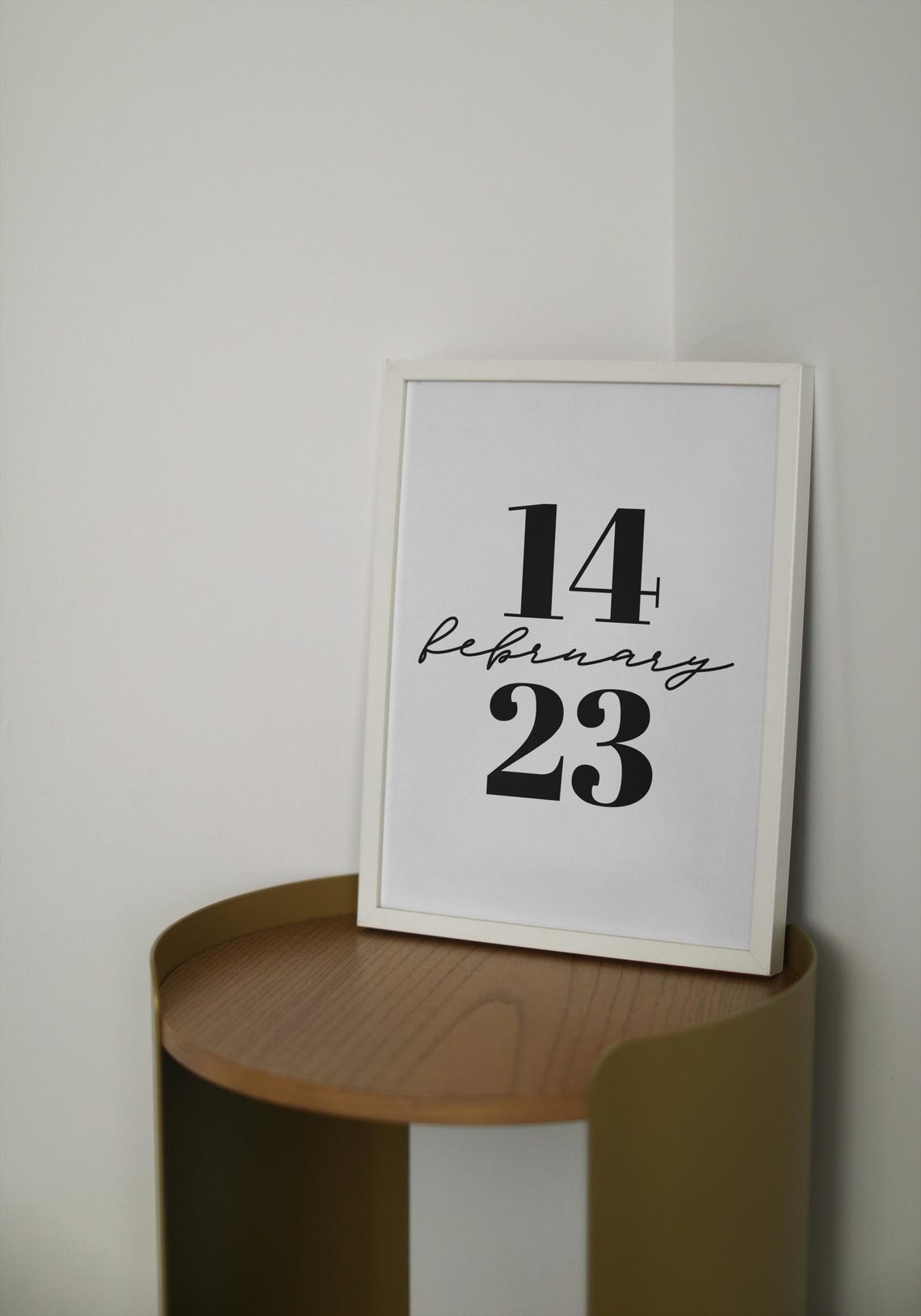 Personalised Date Wall Print Custom Home Decor Cute Art Anniversary Gifts Birthday And Wedding Gift - Image 4