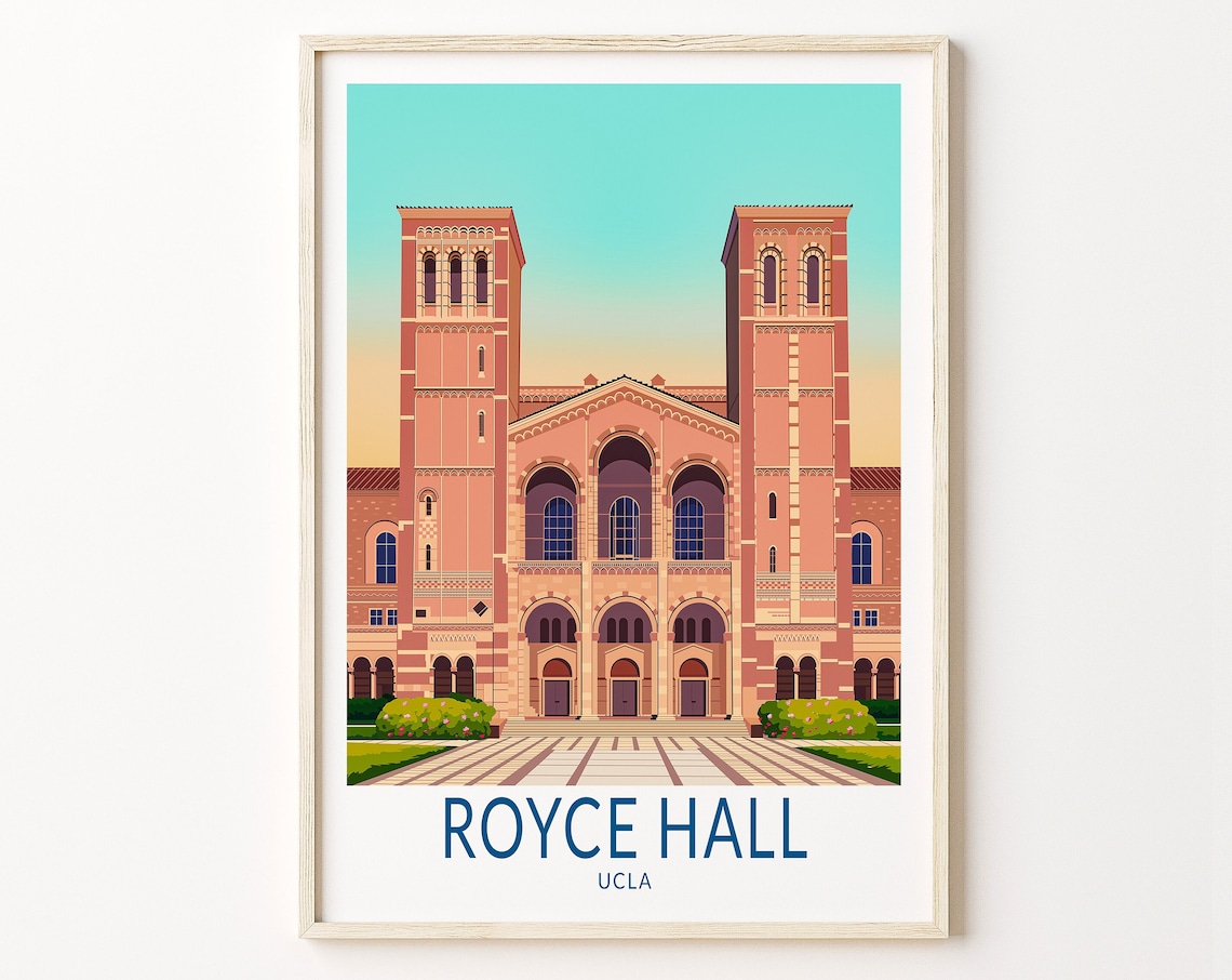 Royce Hall, Los Angeles University Art Print