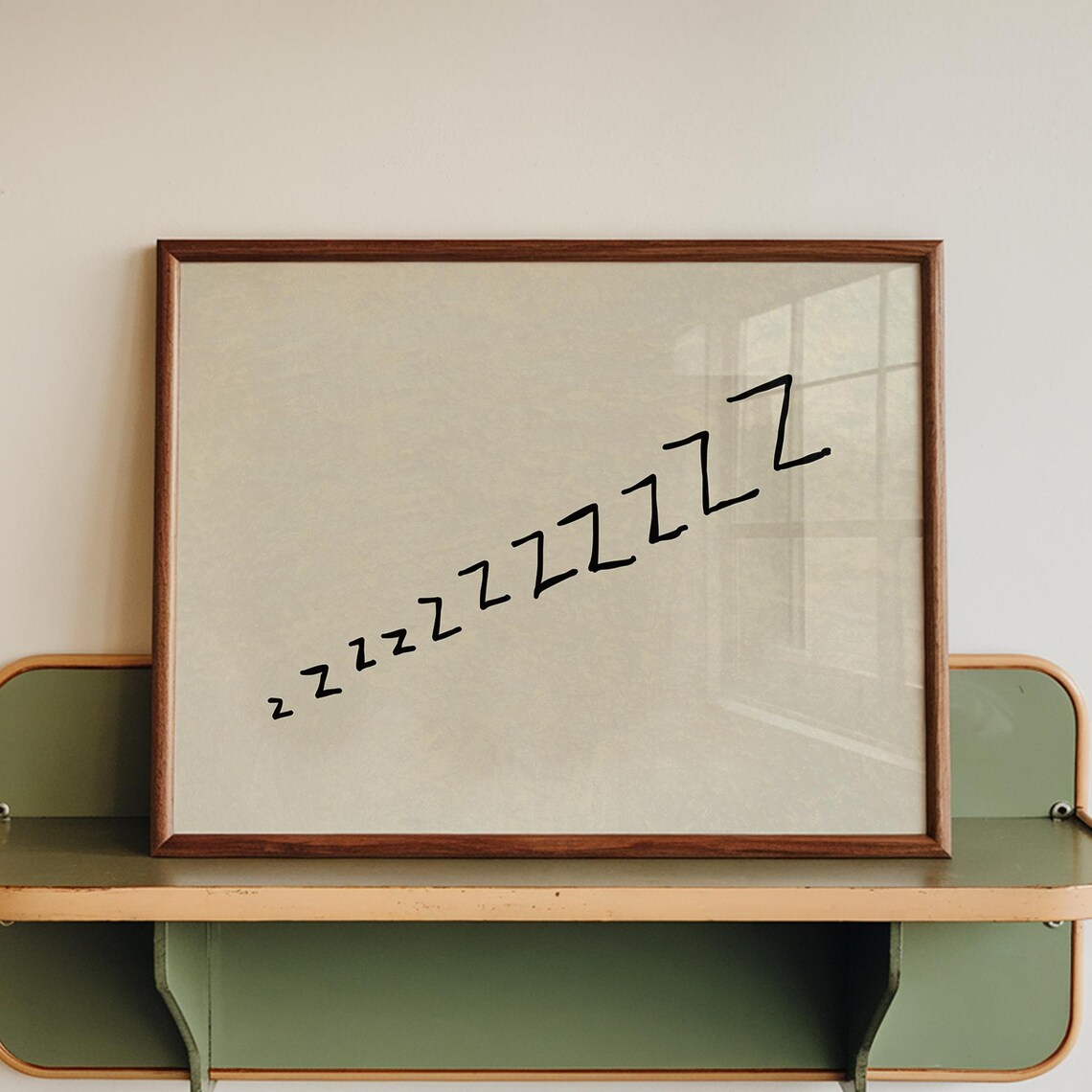 Sleeping Quote Poster, Funny Bedroom Decor