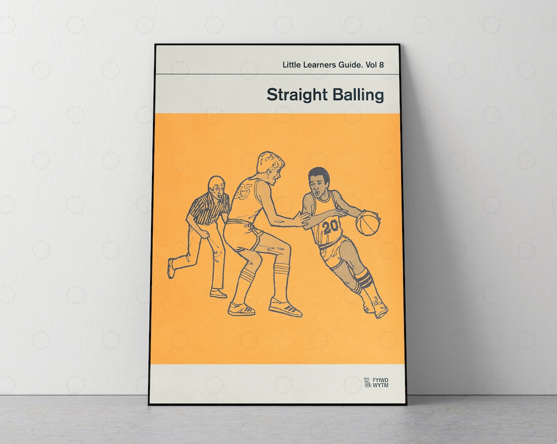 Vol 8 Straight Balling Retro Book Cover Art Print