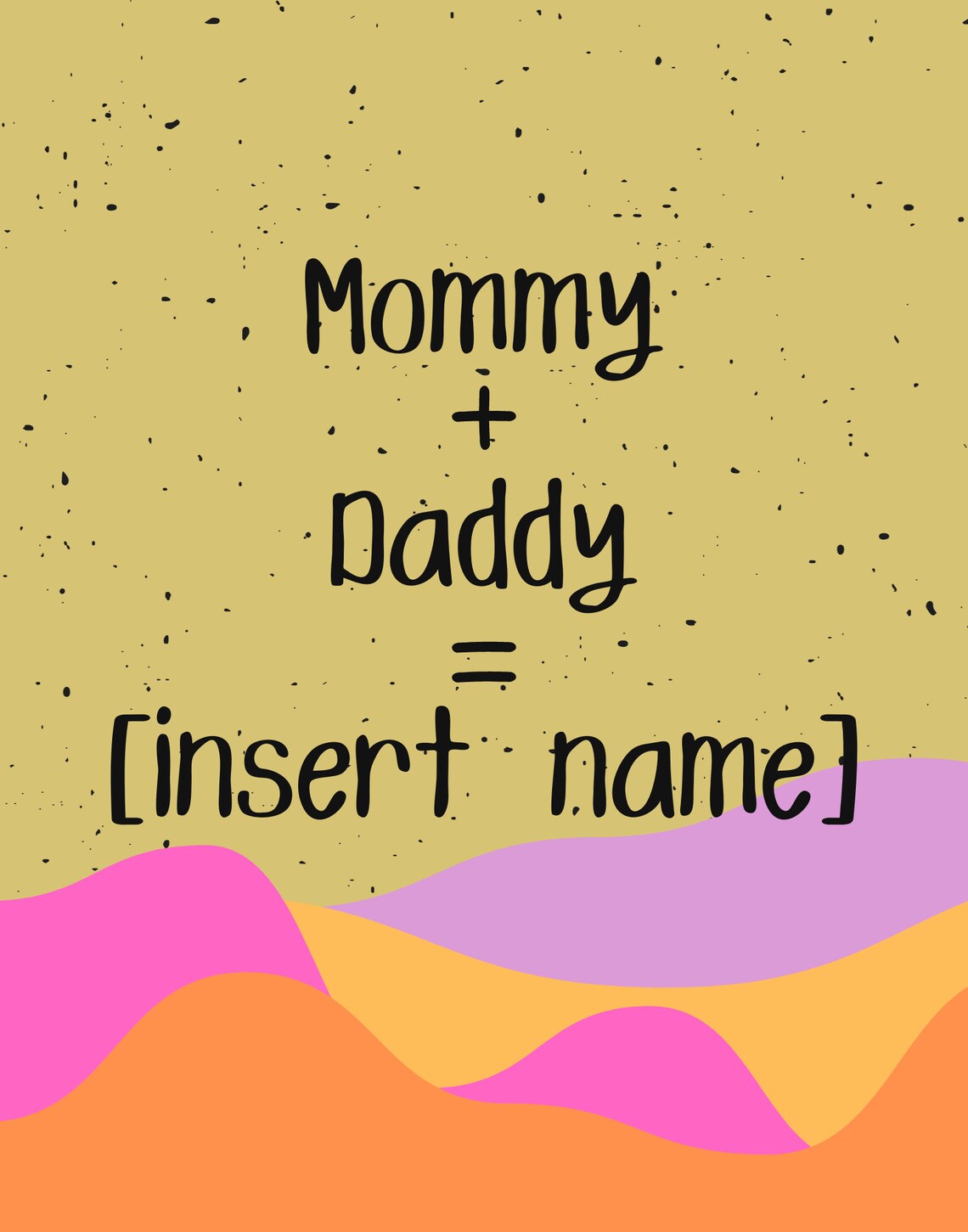 Mommydaddy Custom Wall Art, Boho Nursery - Image 3