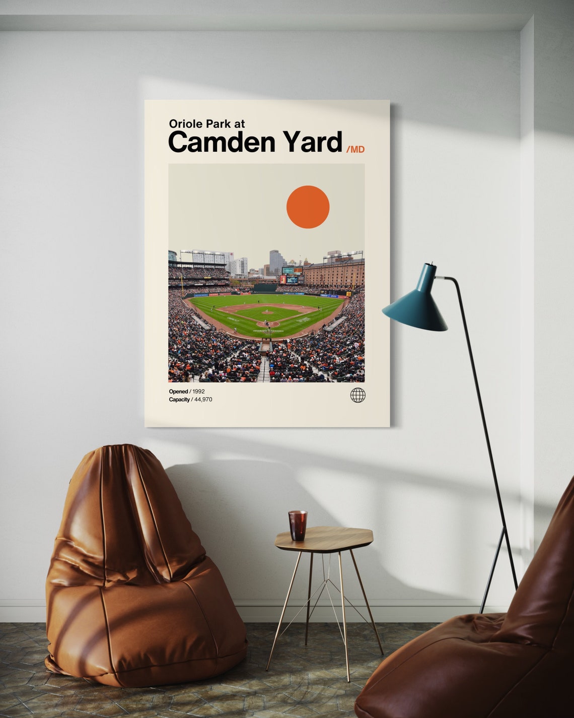 Oriole Park at Camden Yard Baltimore Baseball Stadium Poster - Image 3