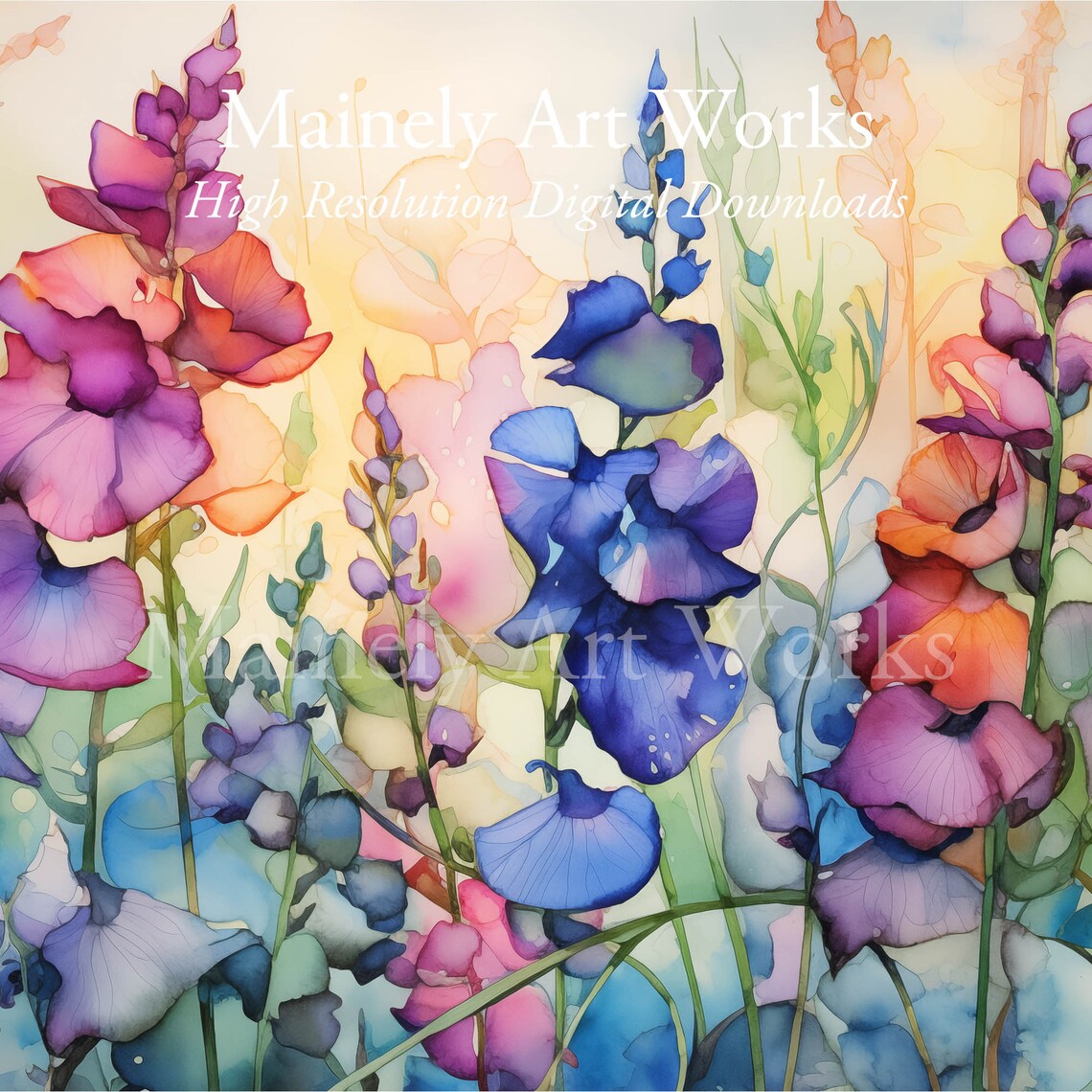 Snapdragon Flowers For Frame Tv Painting Of Dragon Flowers For Frame Tv Antirrhinum Flowers Bonus Primroses - Image 3