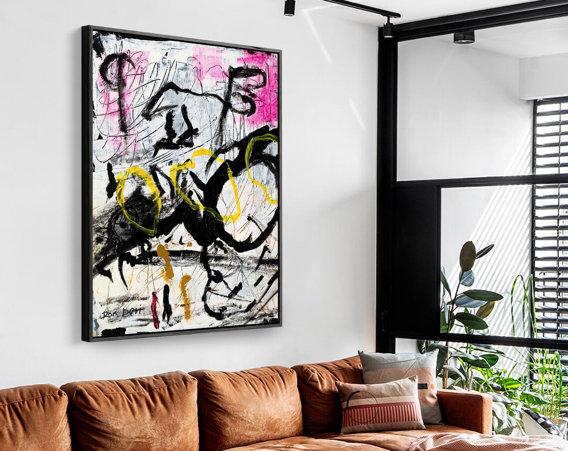 Abstract Art Print, Modern Contemporary Wall Decor - Image 4
