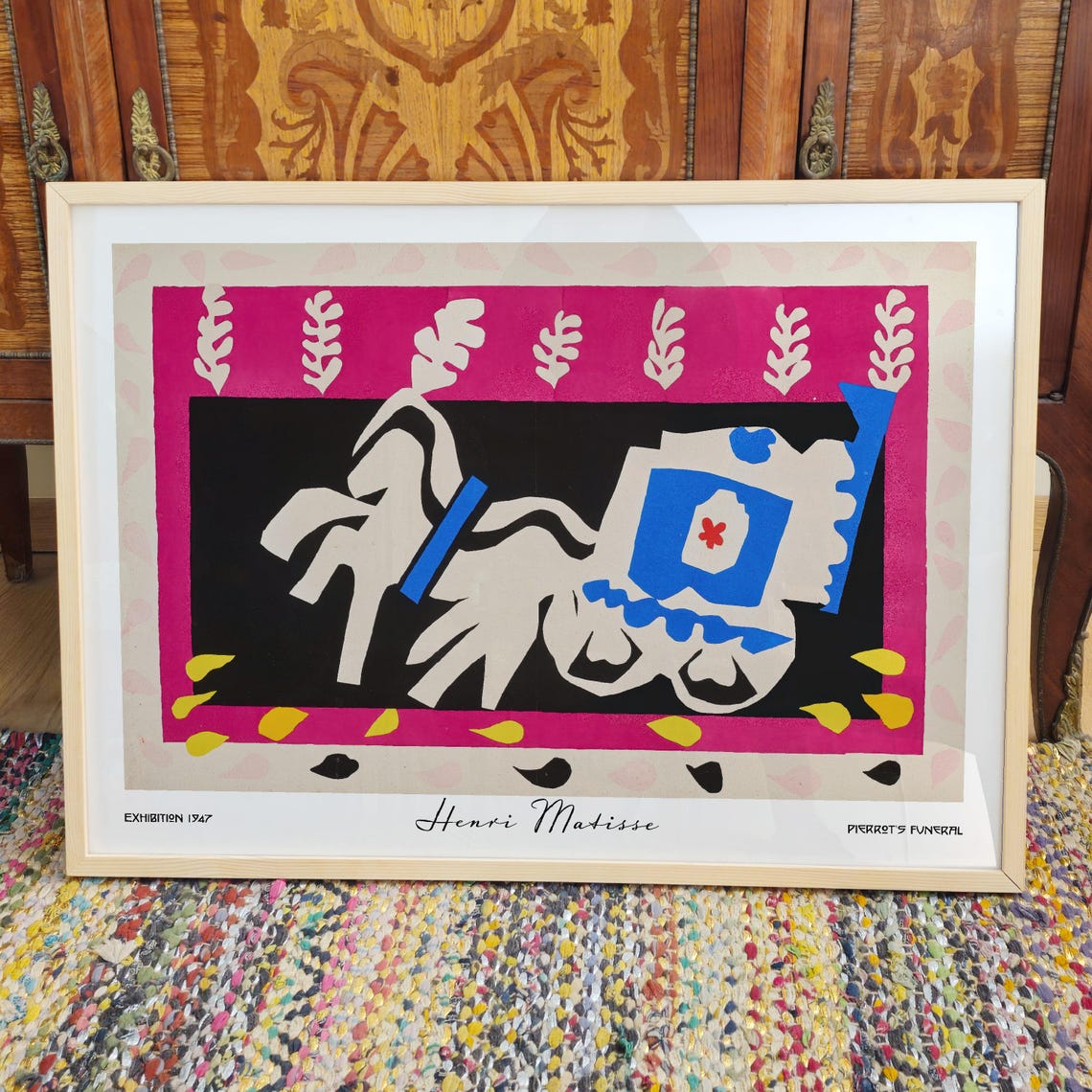 Henri Matisse Pierrots Funeral Abstract Art Print Bold And Colorful Modern Wall Decor - Image 3