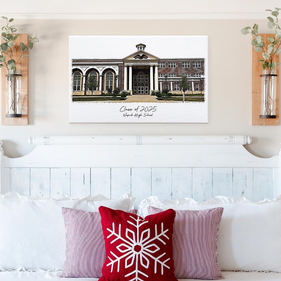 Class of 2025 Custom High School Building Print Graduation Gift - Image 2