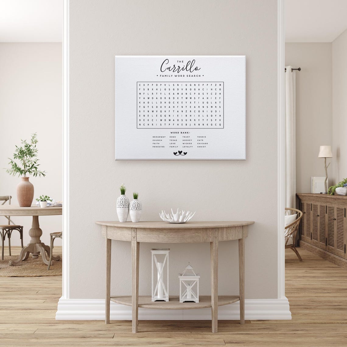The Williams Family Word Search Puzzle Custom Decor Gift Poster - Image 3
