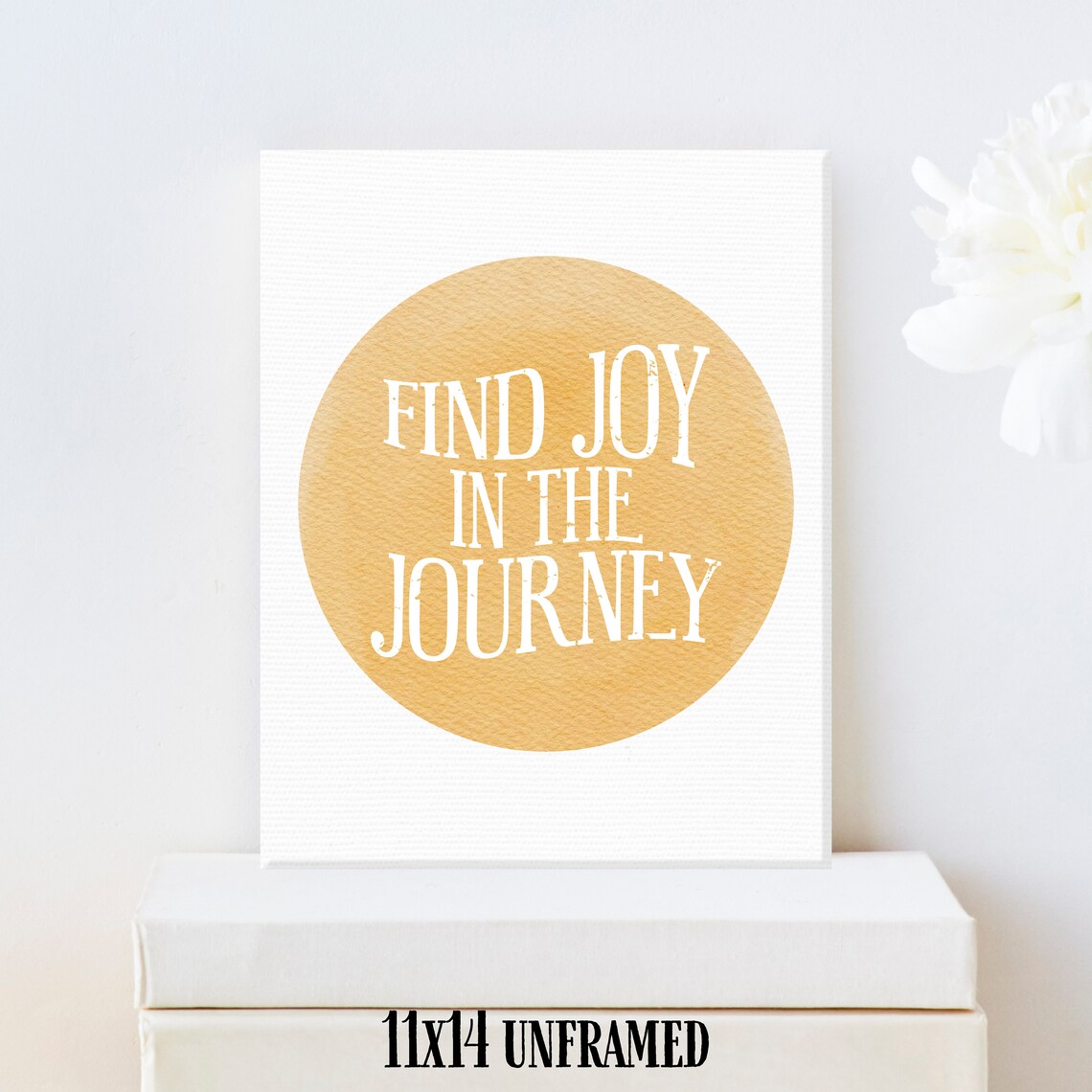 Find Joy In The Journey Motivational Quote Art Print - Image 3