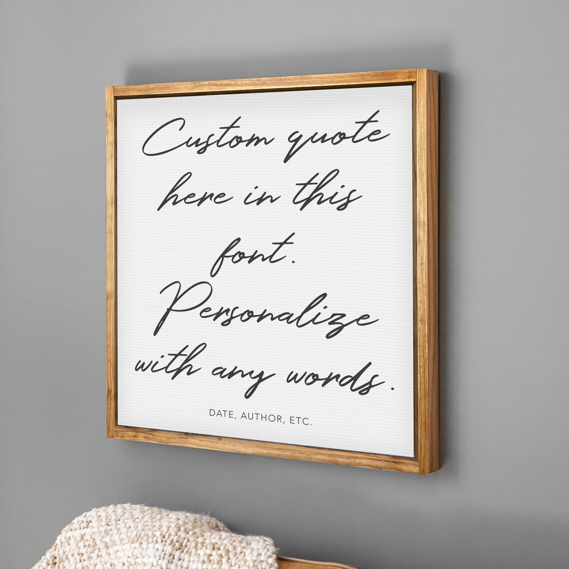 Custom Quote Art Print for Nursery Kids Affirmations