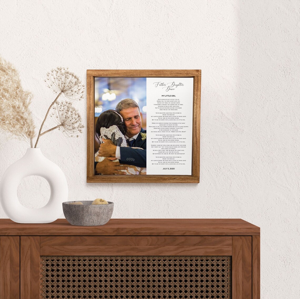 Custom Father Daughter Dance Art Print, Father's Day - Image 3