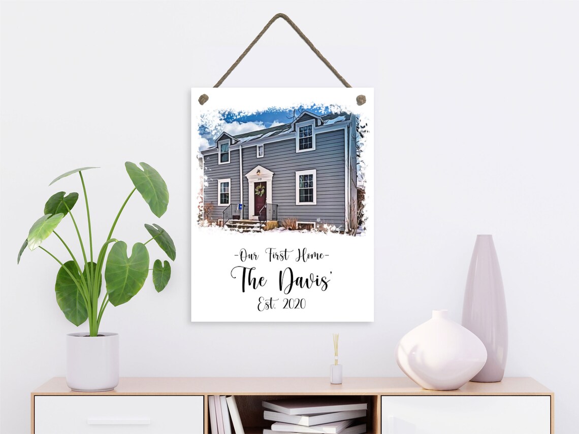 Our First Home Portrait, Housewarming Gift - Image 2
