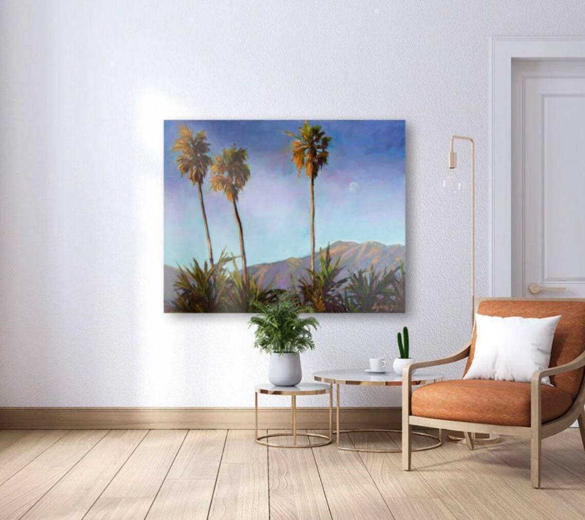 California Palms Art Print, Palm Tree Wall Decor - Image 5