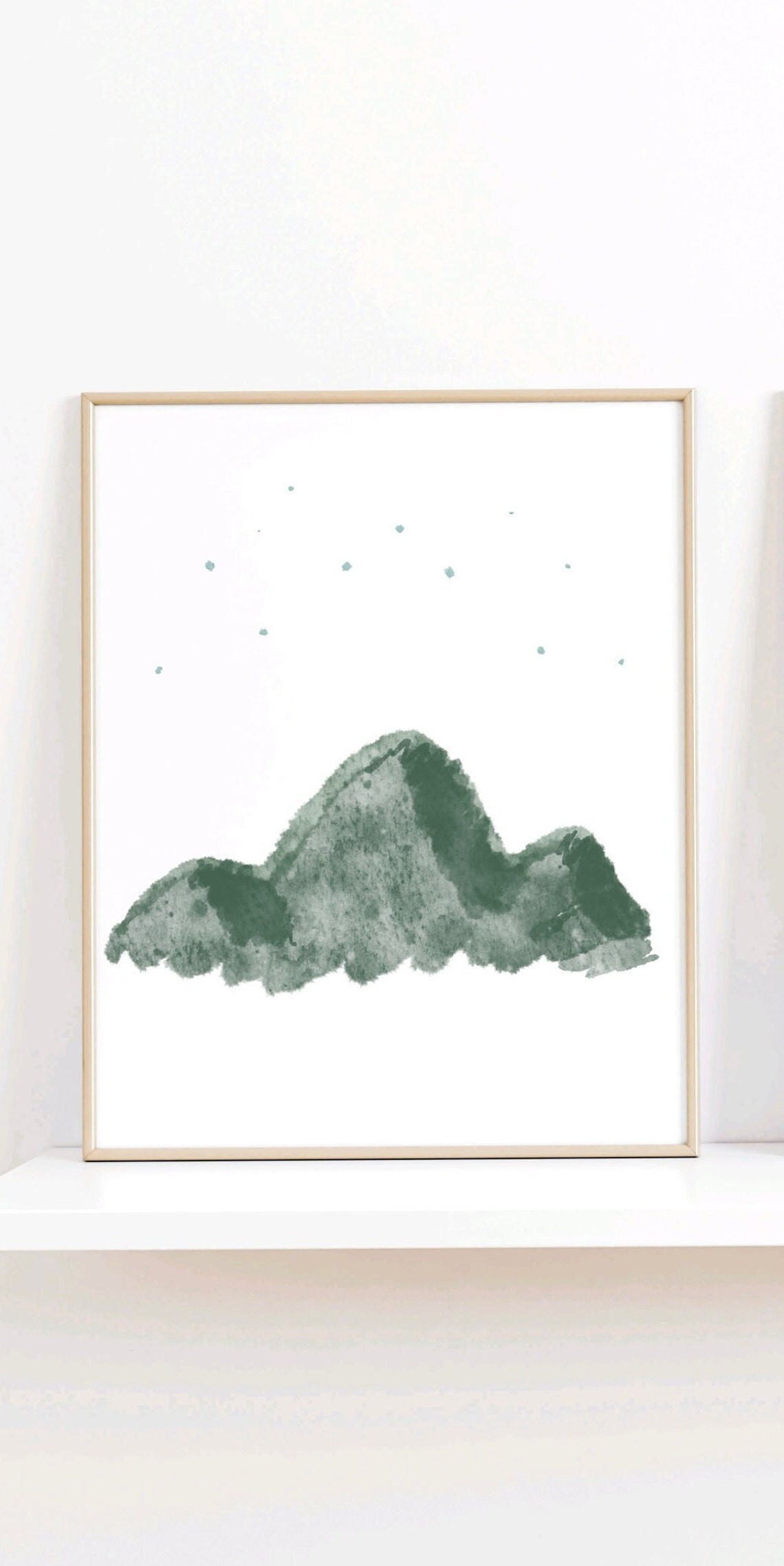Mountain Baby Room Print Theme Nursery Decor Boy Art Work House Wall