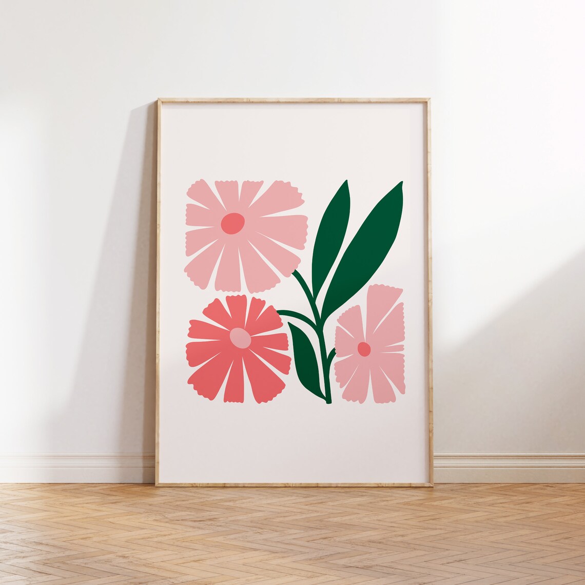 Jungle Flora Tropical Flowers Poster Print