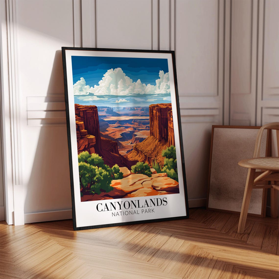 Canyonlands National Park Red Rock Desert Canyons Travel Poster - Image 2