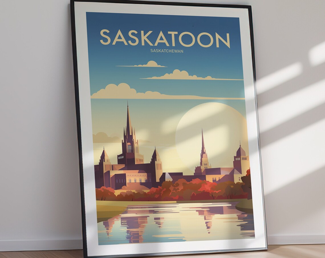 Saskatoon Travel Poster, Saskatchewan Travel Poster - Image 2