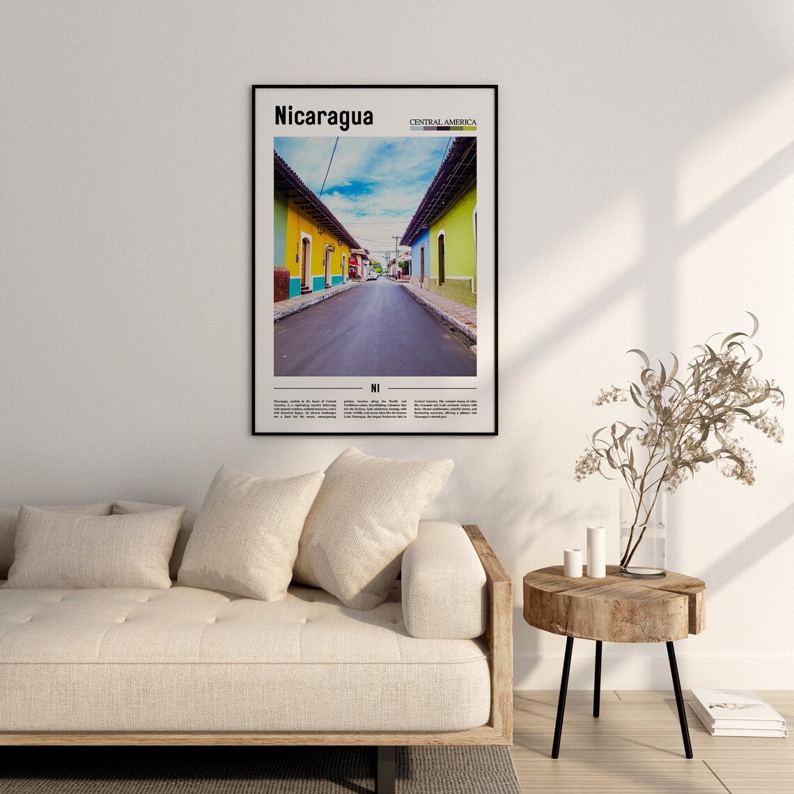 Nicaragua Travel Poster, Central America - Image 2
