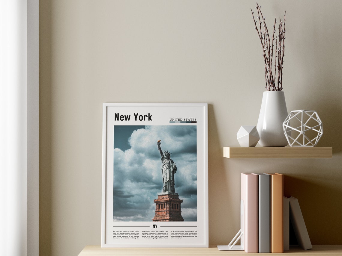 New York Poster New York Print New York Wall Art Ny Photo Ny Poster Ny Print New York Photo Travel Poster - Image 3