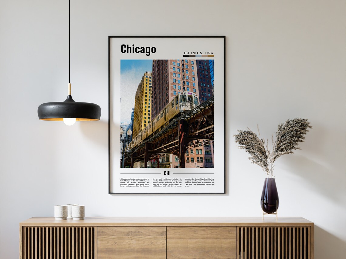 Chicago Travel Poster, United States Photo - Image 4