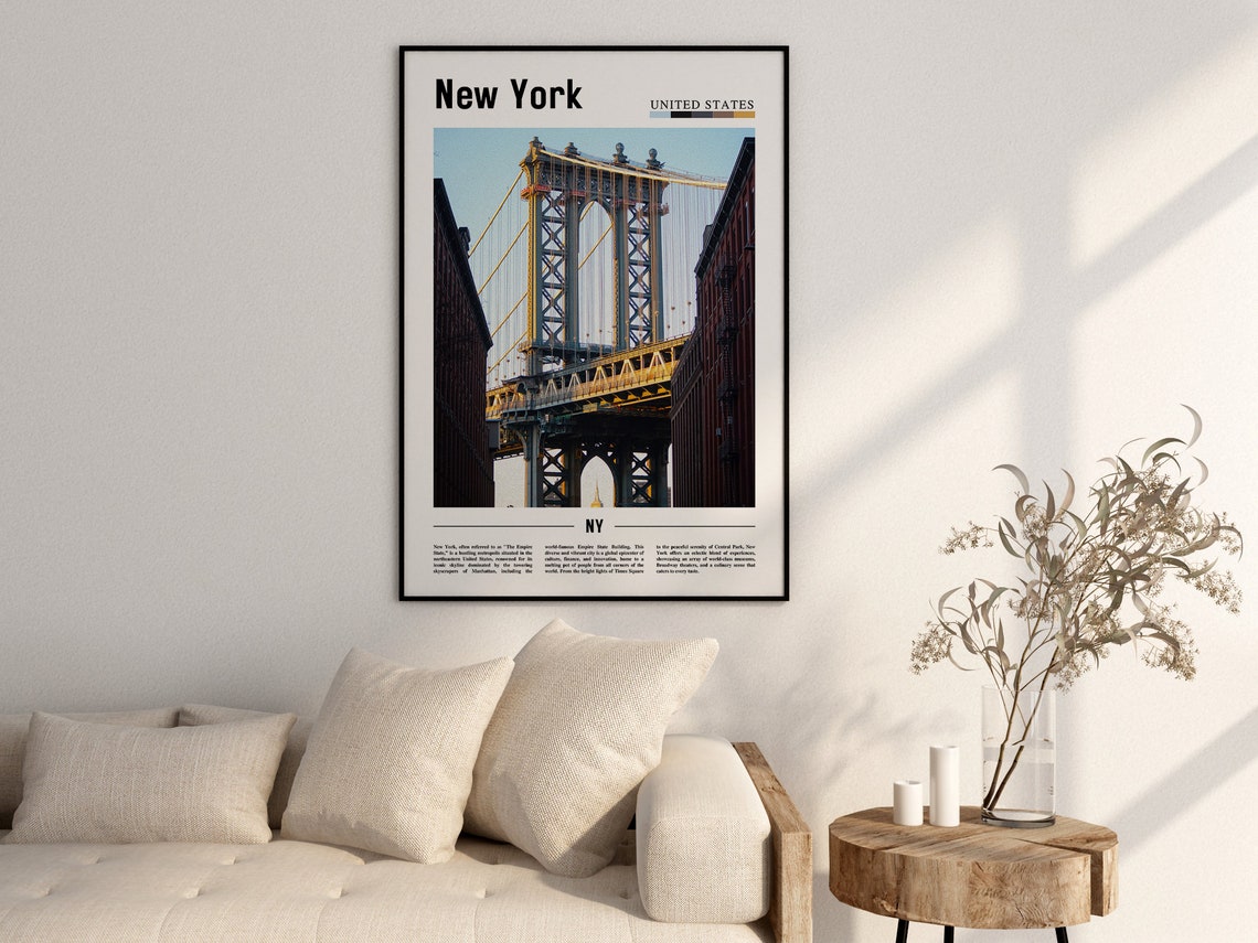New York Poster New York Print New York Wall Art Ny Photo Ny Poster Ny Print New York Photo Travel Poster - Image 2