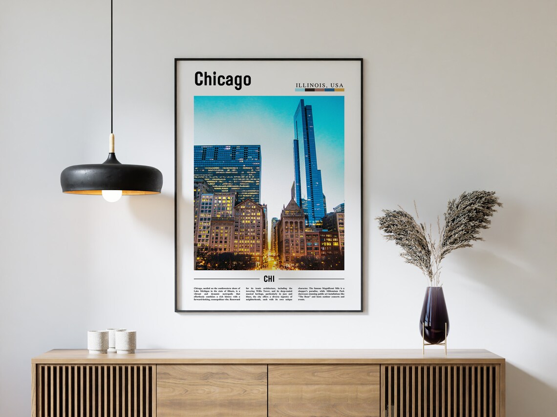 Chicago Travel Poster, United States Photo - Image 4