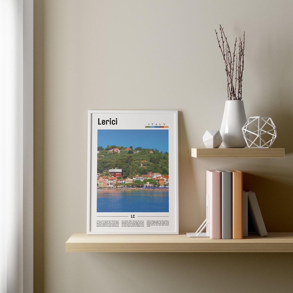 Lerici Print Lerici Poster Lerici Wall Art Italy Photo Italy Poster Italy Print Italy Wall Art Minimal Travel Poster - Image 4