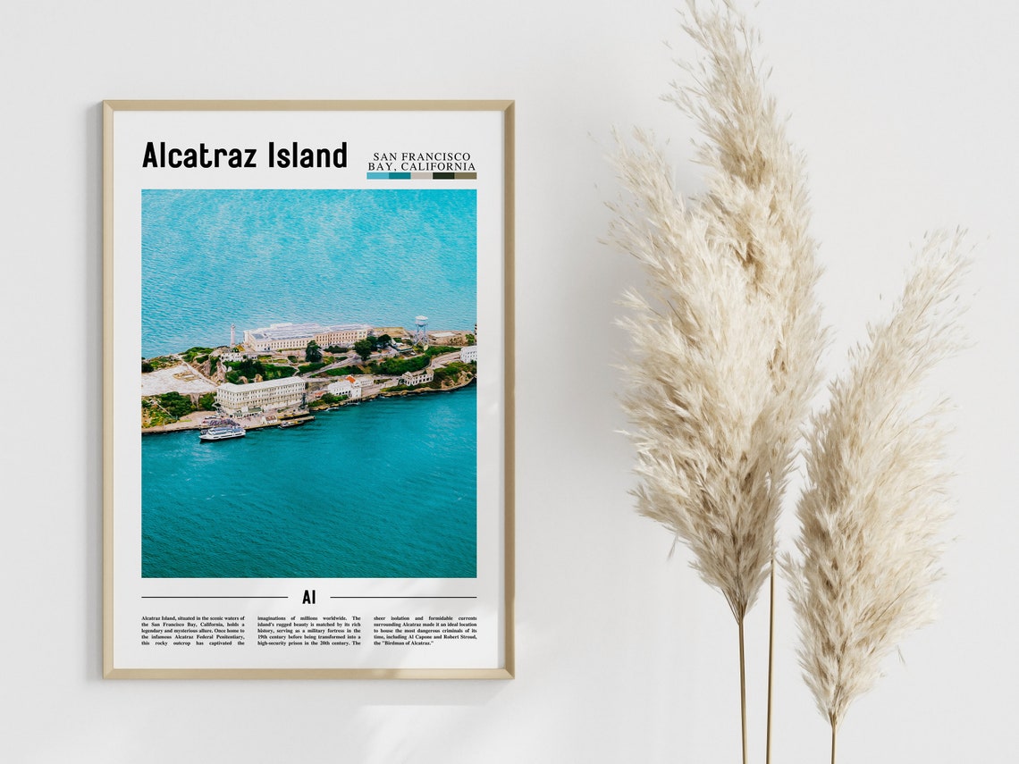 Alcatraz Island Poster Alcatraz Island Print Alcatraz Island Wall Art United States Photo United States Poster United States Print - Image 4