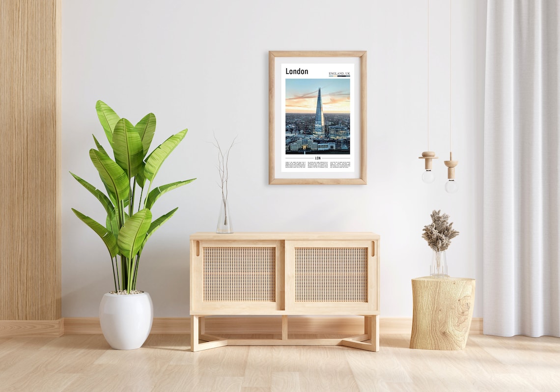 London Minimal Travel Poster, City Art Print - Image 4