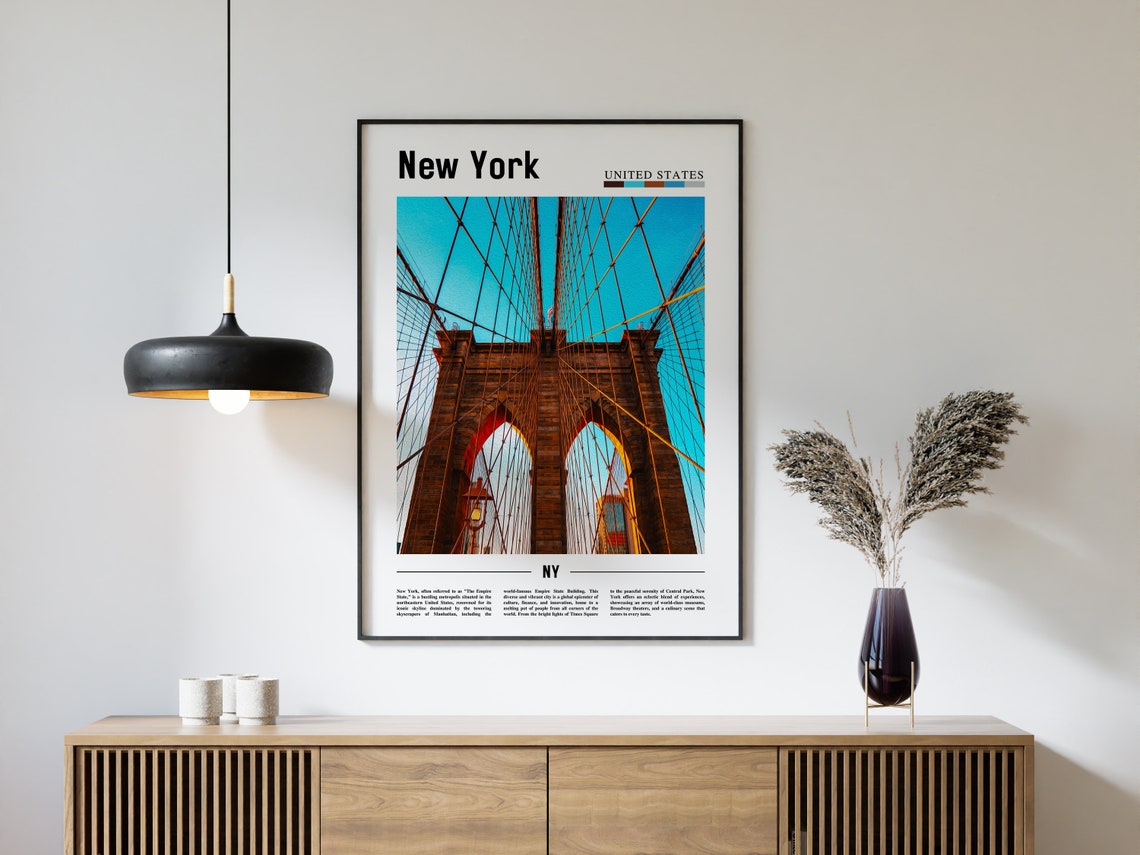 New York Poster New York Print New York Wall Art Ny Photo Ny Poster Ny Print New York Photo Travel Poster - Image 4